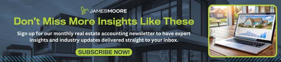 Sign up for real estate accounting insights and our monthly newsletter!